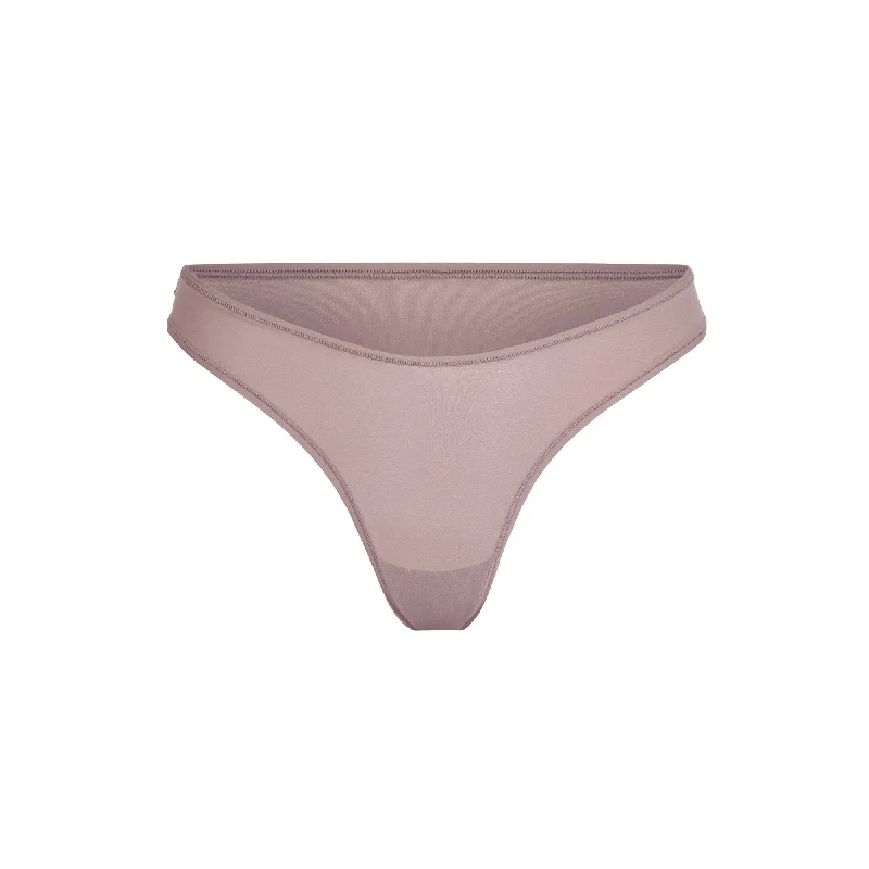 FITS EVERYBODY DIPPED FRONT THONG | UMBER