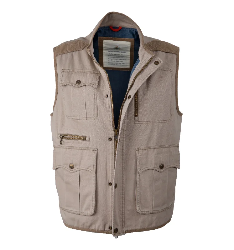 Vintage Wash Cargo Vest