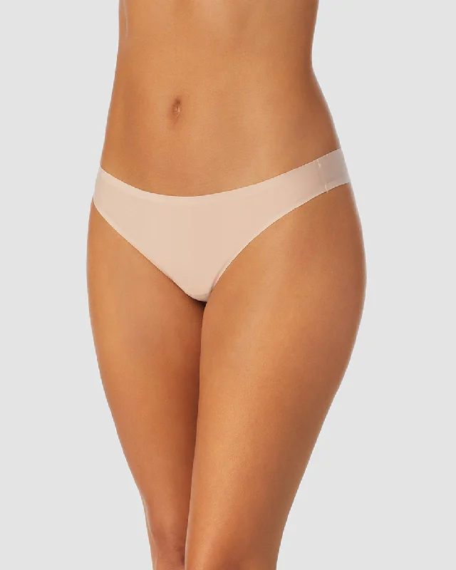 Heavenly Stretch Thong - Champagne