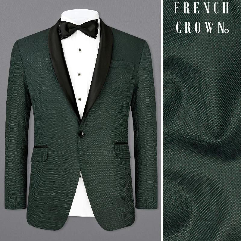 Heavy Metal Green Tuxedo Blazer