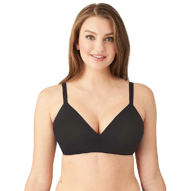 How Perfect Padded Non-wired 3/4th Cup Medium Coverage Seamless T-Shirt Bra - Black