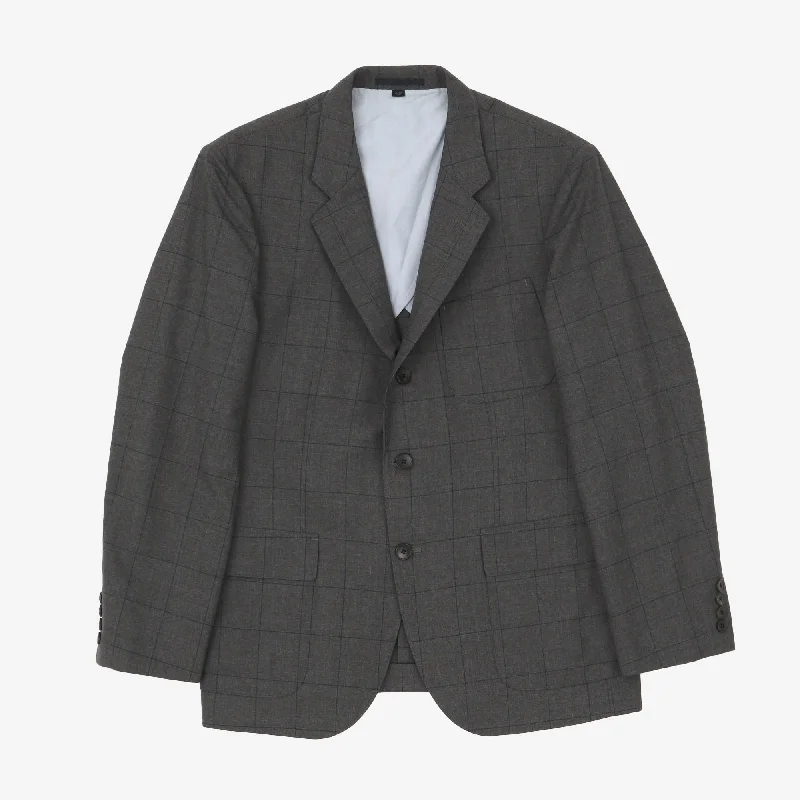 Wool Check Blazer