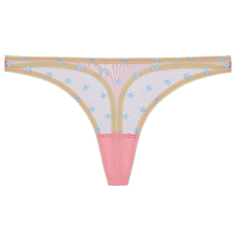 Jaime Embroidered Thong