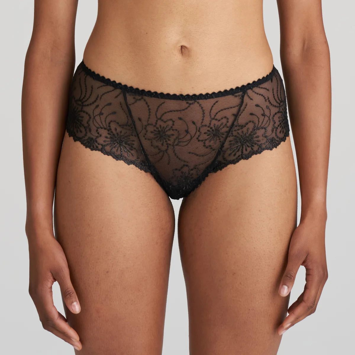 Jane Luxury Thong In Black - Marie Jo