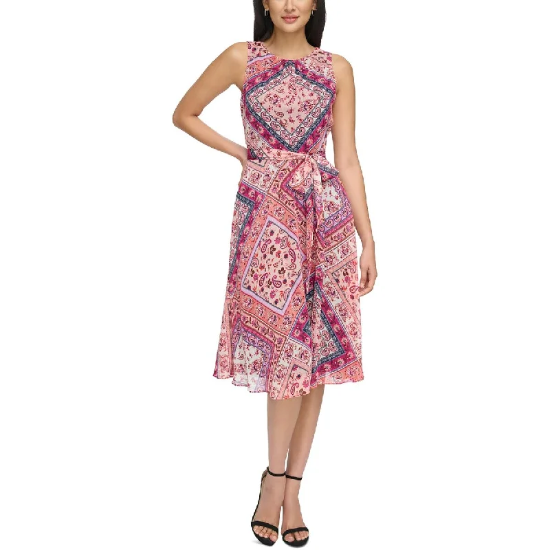 Jessica Howard Womens Printed  Fit & Flare Dress