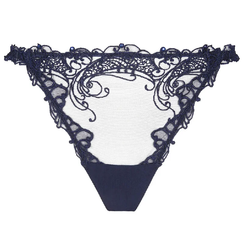 Lise Charmel 'Soir de Venise' Midnight Blue G-String