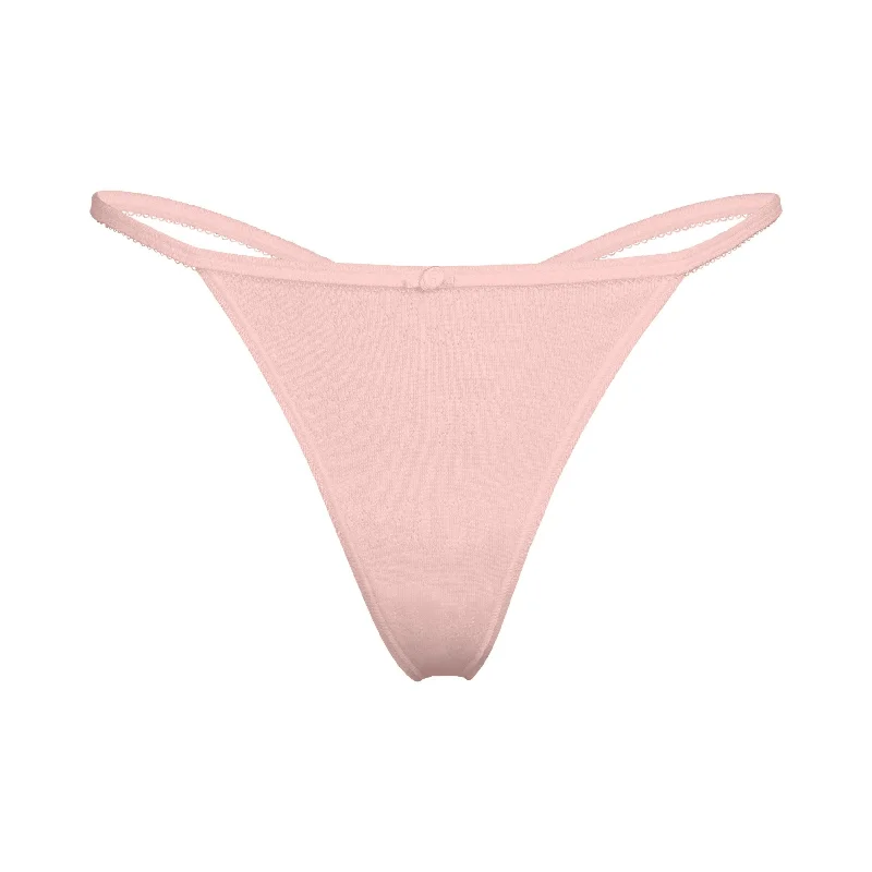 LOGO POINTELLE T STRING THONG | QUARTZ