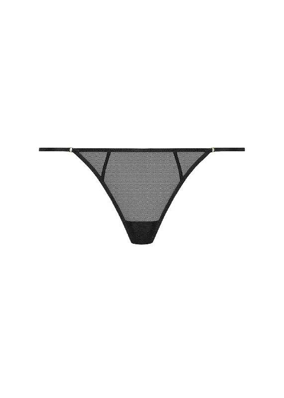 L'Amoureuse Mini Thong (Black)