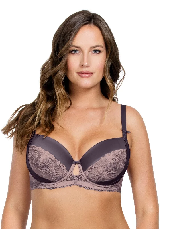 Mariela Contour Padded Bra - Plum w Nostalgia Rose - P5581