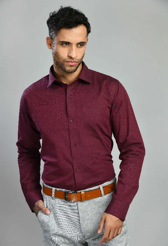 Men's Full Sleeves Slim Fit Formal Shirt