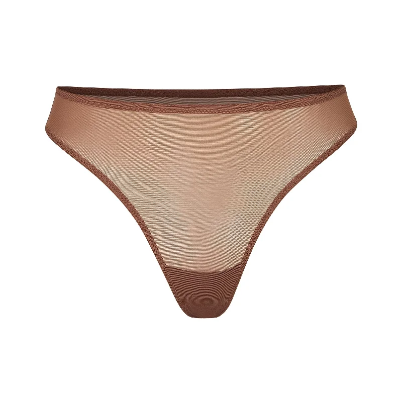 MESH BUILT UP THONG | JASPER