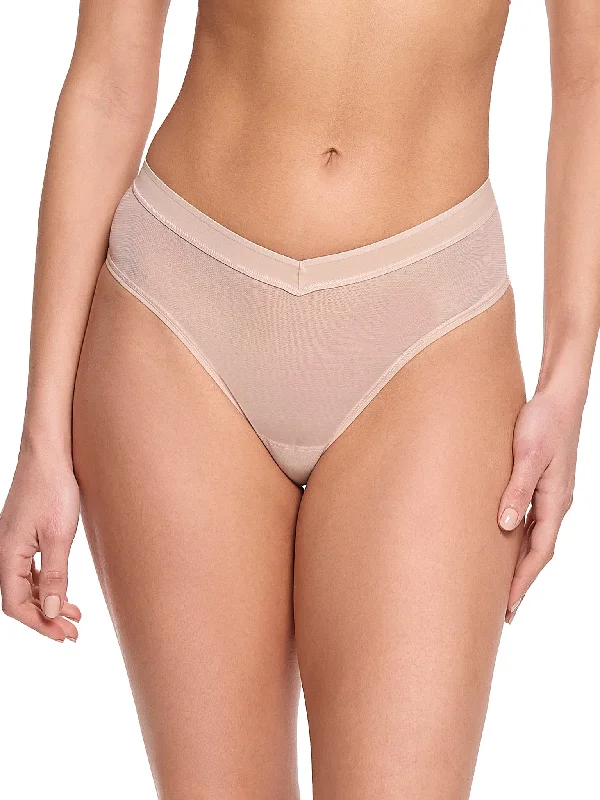 Mesh High Cut Thong Chai