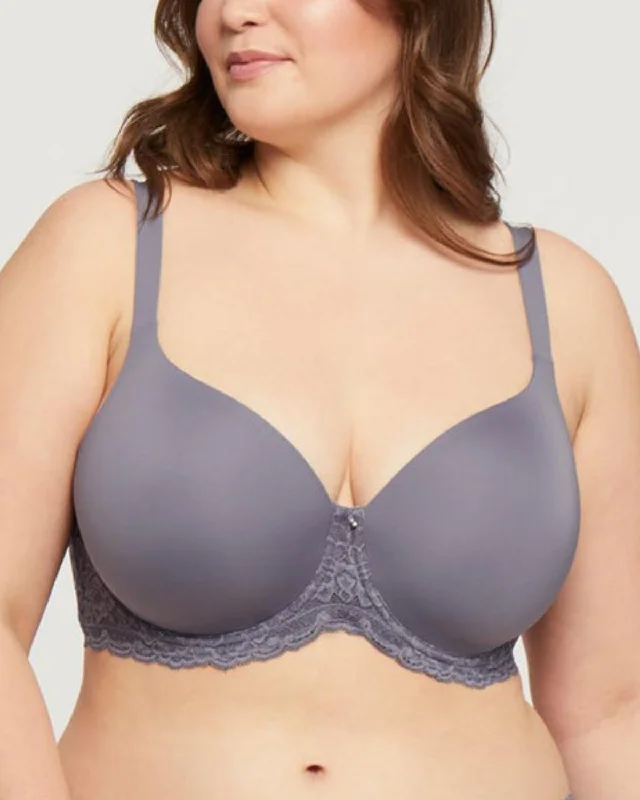 Montelle Pure Plus Full Coverage T-Shirt Bra (More colors available) - 9320 - Grey