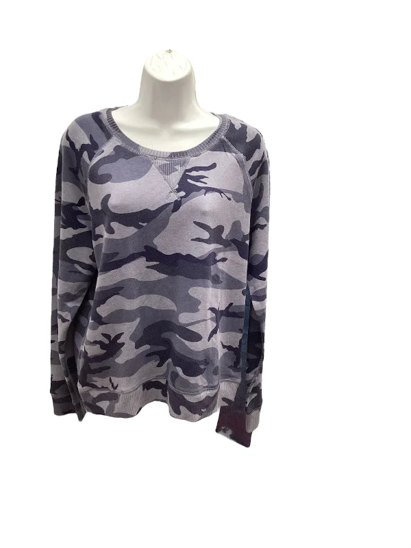 NWT Rails Women's Sweater Gray Camo M