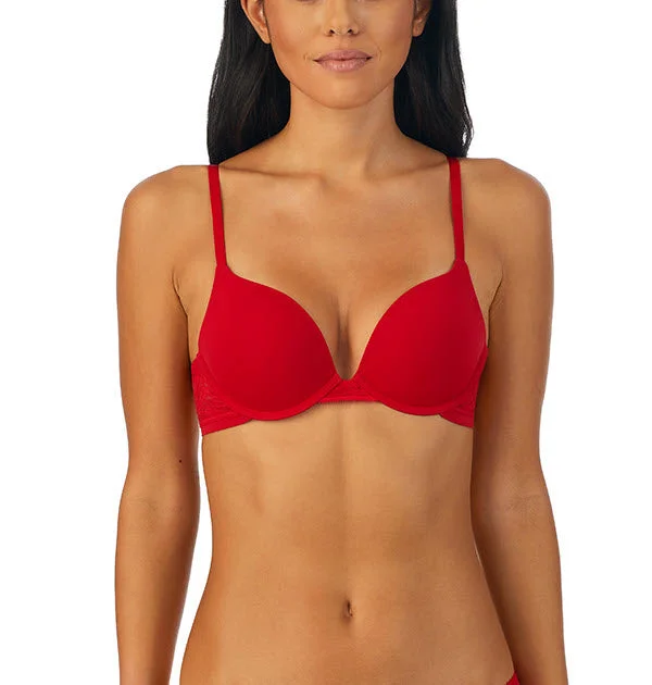 On Gossamer Sleek Micro Salsa Red Push Up Bra G9200