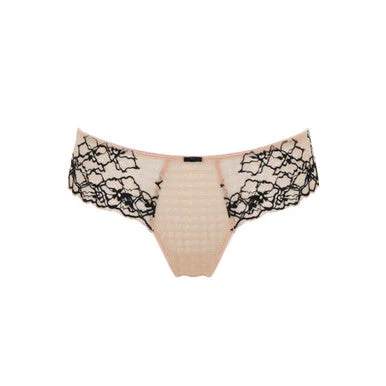 Panache Envy Thong Sand and Black