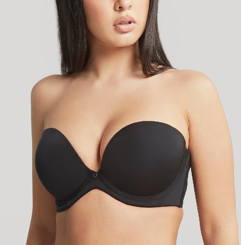 Panache Faith Black Plunge Strapless Bra 10660