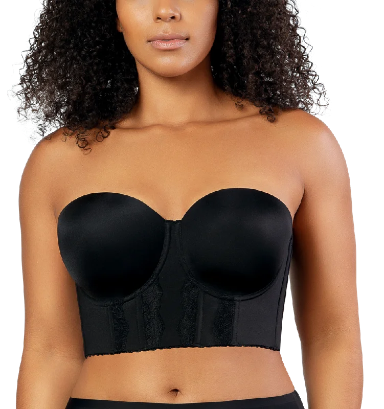 Parfait Elissa Black Contour Longline Bustier Bra P50116