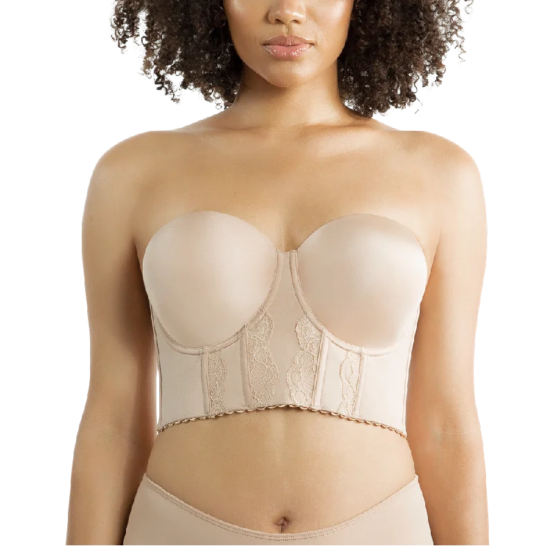 Parfait Elissa European Nude Beige Contour Longline Bustier Bra P50116