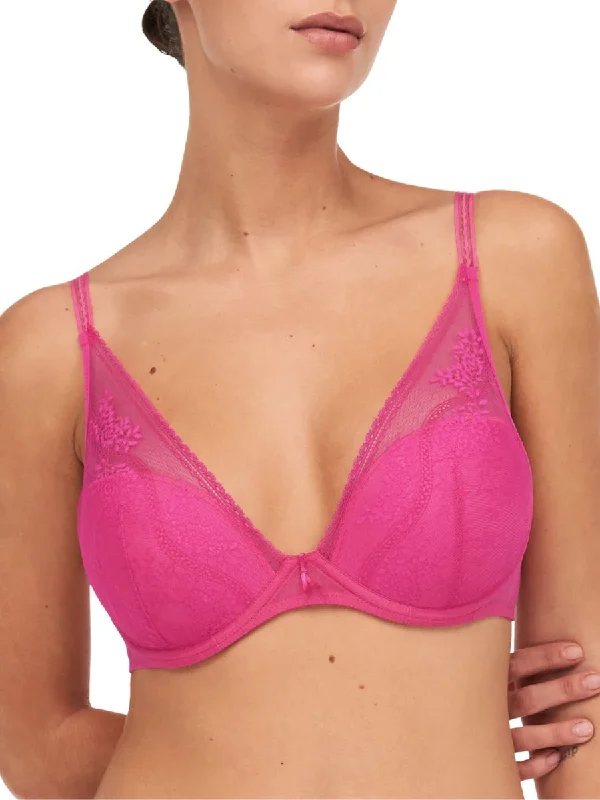 Maddie Plunge T-Shirt Bra - Fuchsia Purple