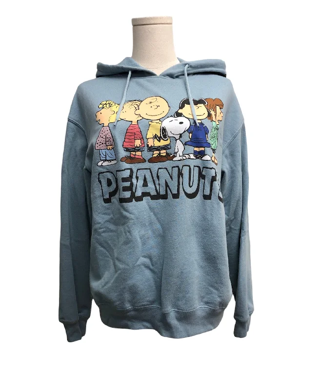 Peanuts Jr. Hoodie Blue M