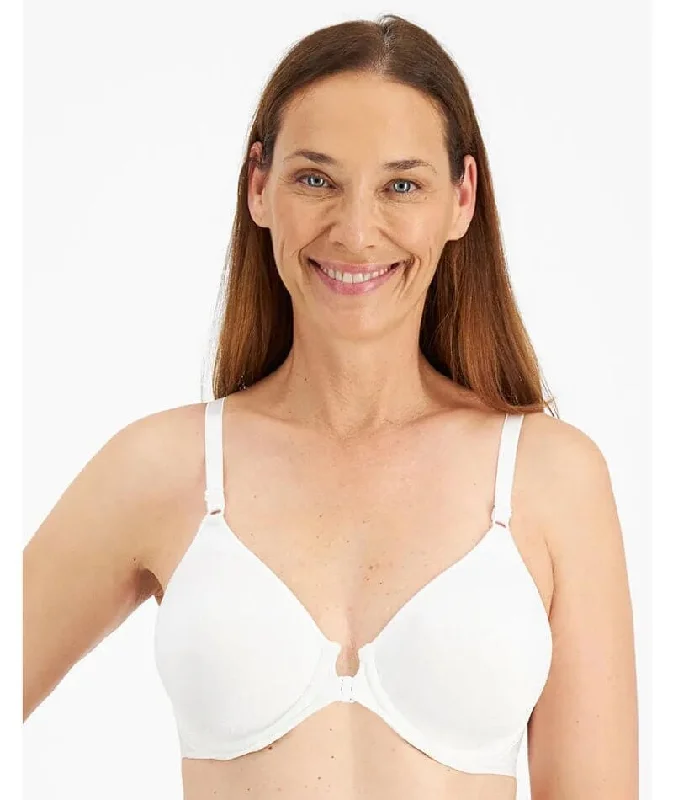 Playtex Front Closure Underwire Bra - White