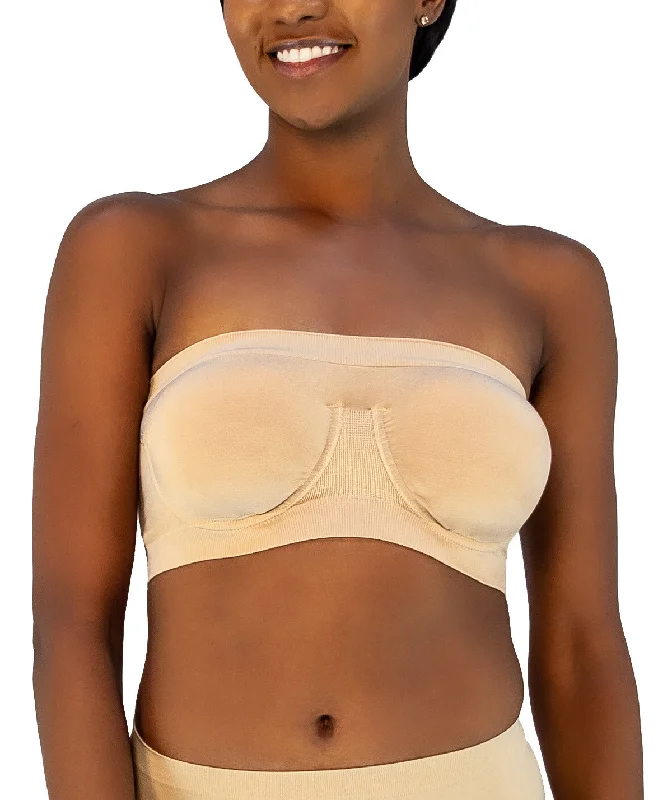 Rhonda Shear Angel Basic Colors Bandeau Lightweight Strapless Bra 9685