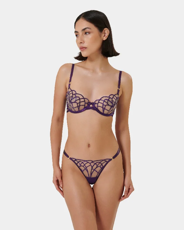 Set: Beatrix Acai Purple/Sheer