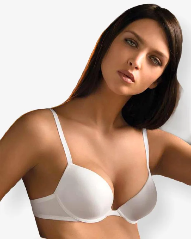 Sexy White Bridal Bra , Single Padded - Under Wired Bra - By Kelitha (Italian Brand)