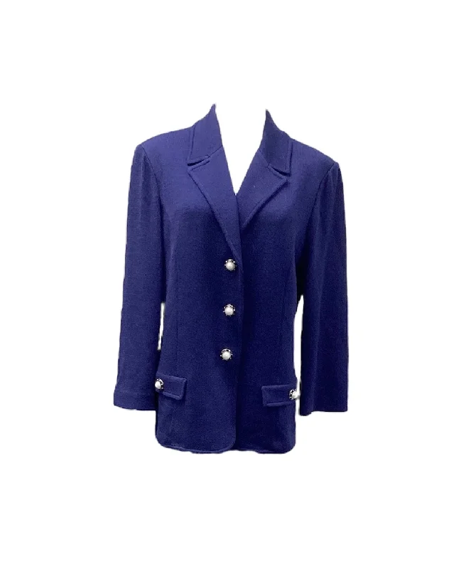 St. John Women's Blazer Navy 12