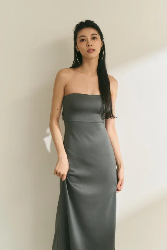 Strapless Maxi Bra Dress (超軟太空棉開叉)