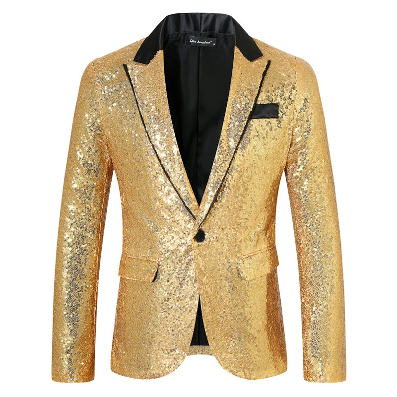 The Alcott Sequin Slim Fit Blazer Suit Jacket