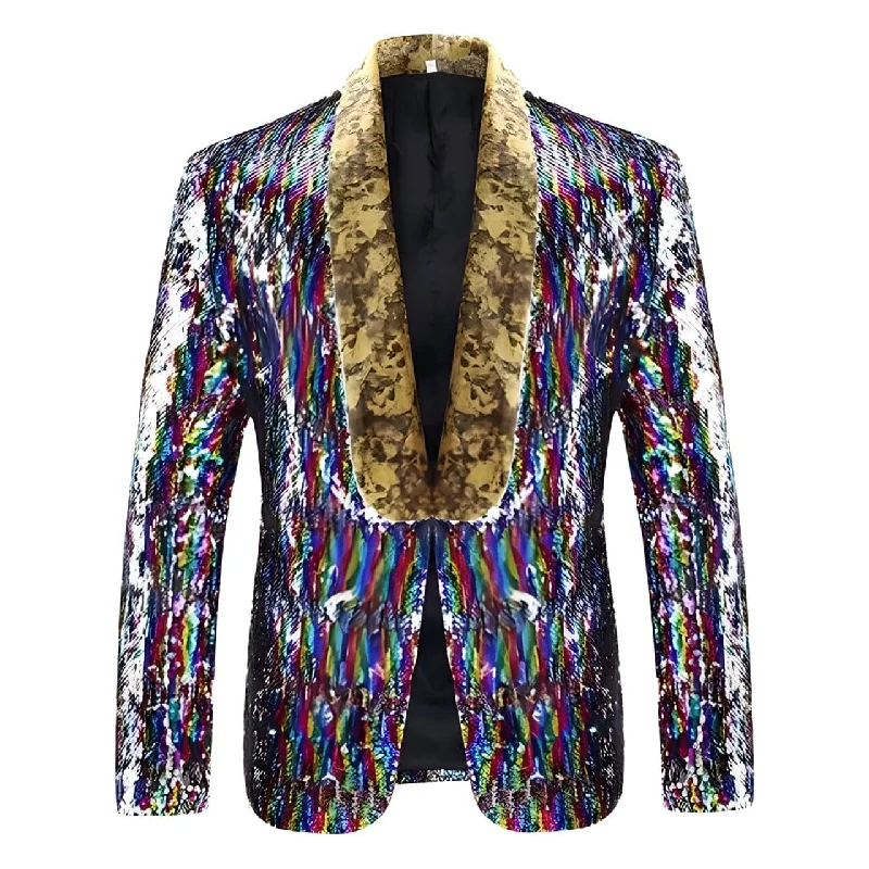 The Jasper Sequin Slim Fit Blazer Suit Jacket