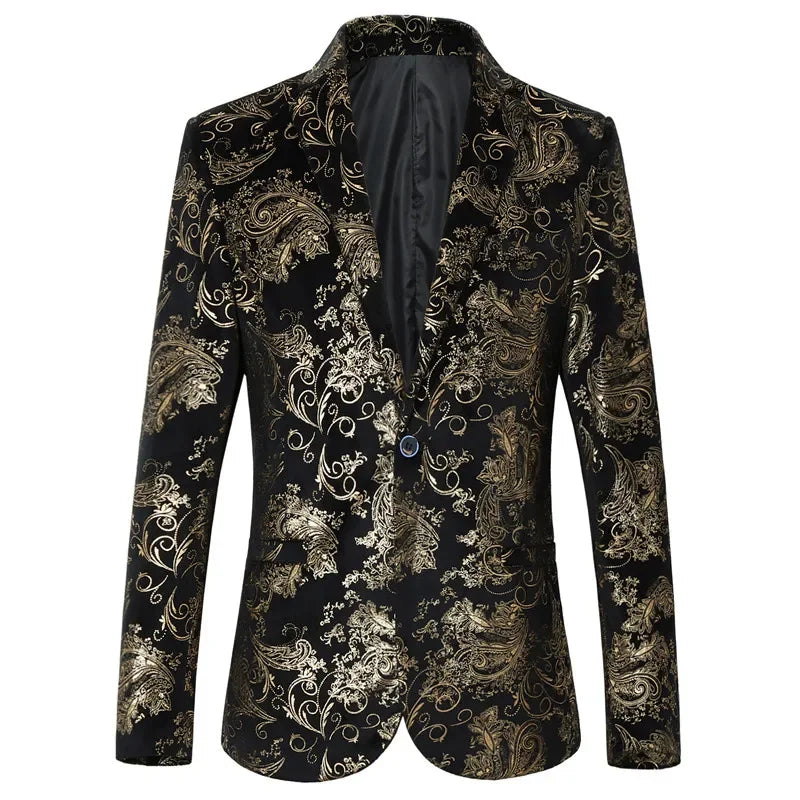 The Lucent Slim Fit Jacquard Blazer Suit Jacket