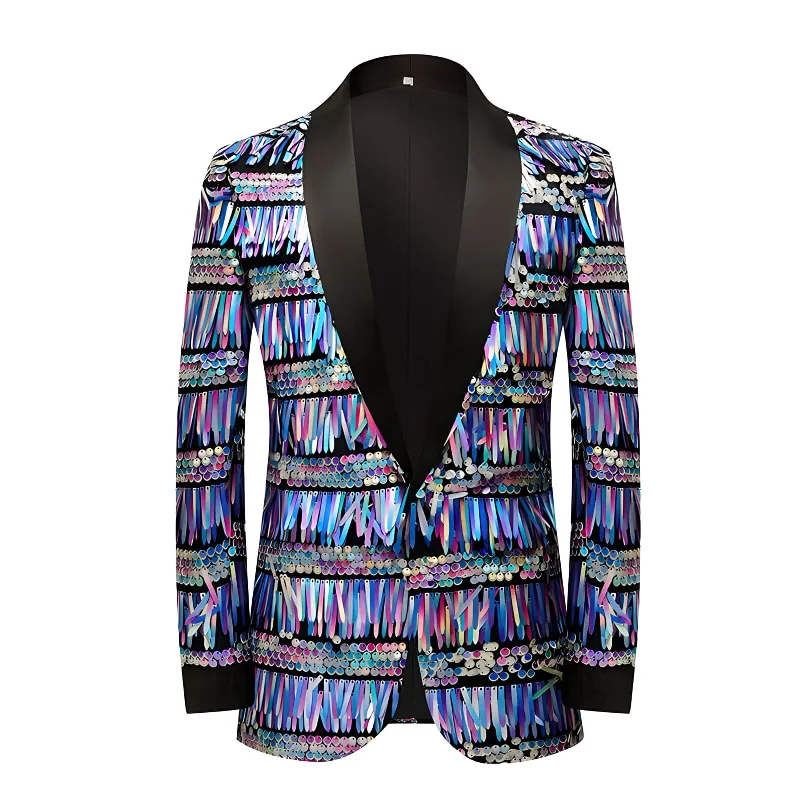 The Marceau Slim Fit Blazer Suit Jacket - Sapphire