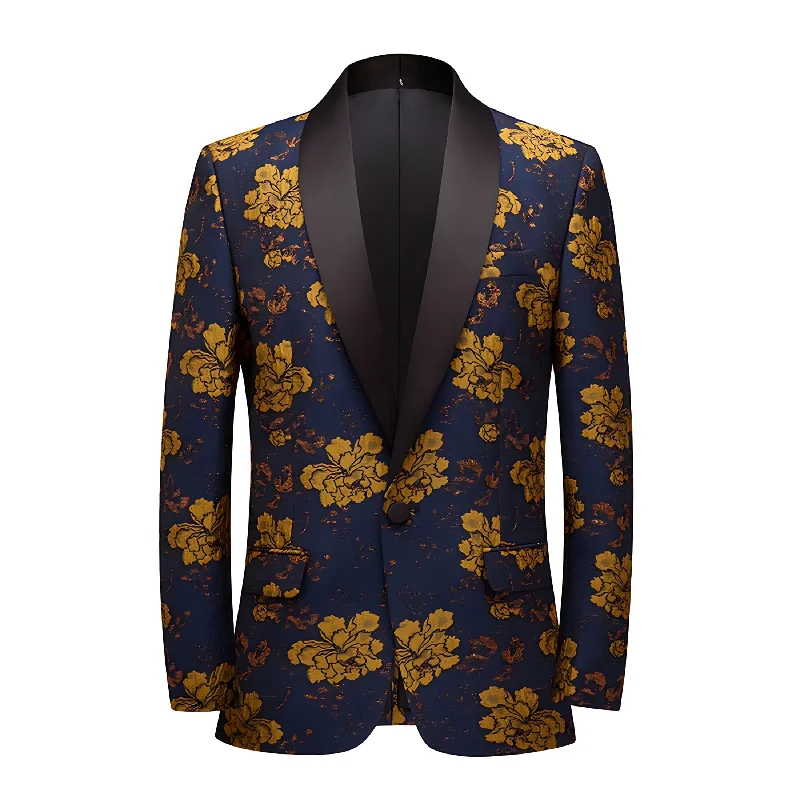 The Matheo Slim Fit Blazer Suit Jacket - Sapphire Blue