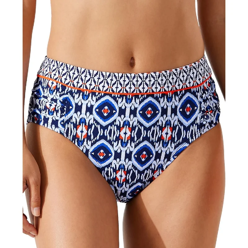 Tommy Bahama Womens Island Kays Ikat Printed High Waist Swim Bottom Separates