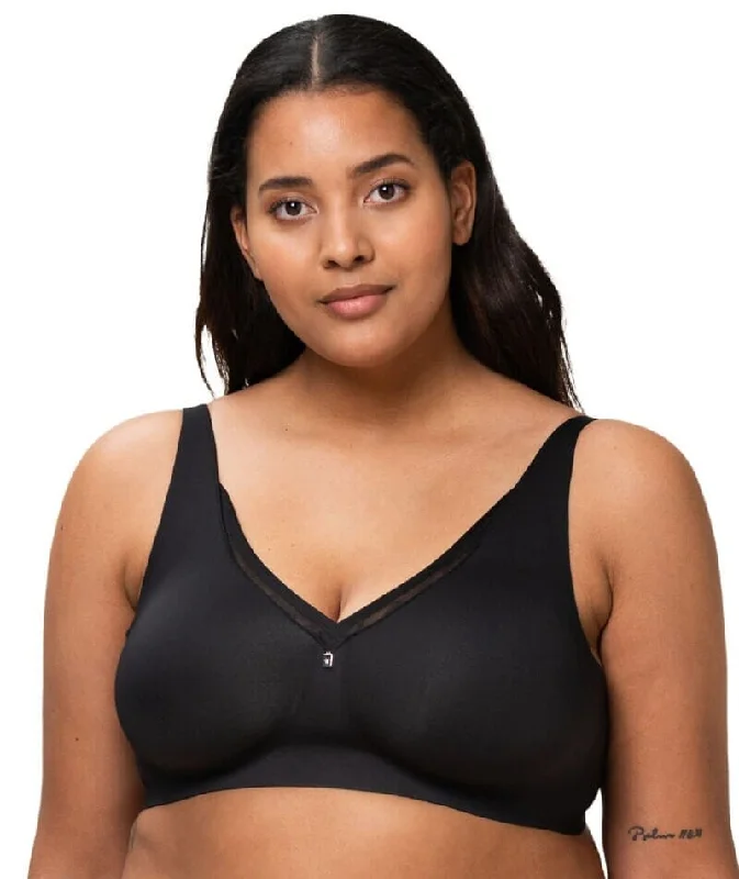 Triumph True Shape Sensation Minimiser Wire-free Bra - Black