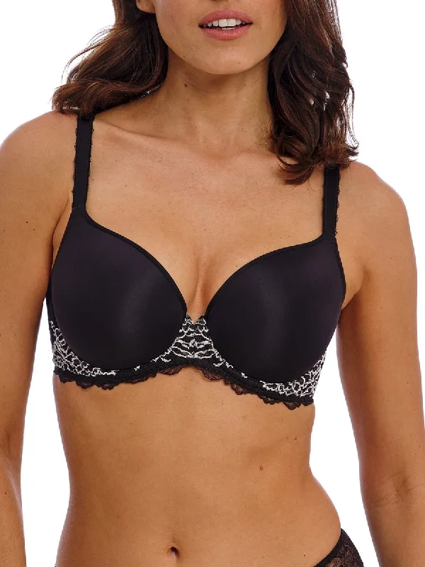 Lace Perfection Contour Bra - Black/Ivory