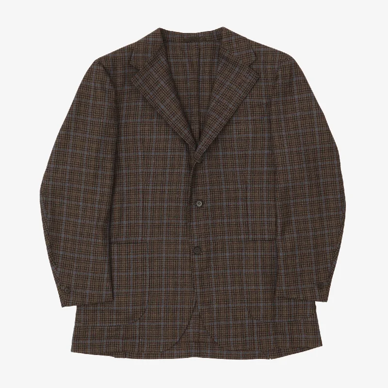 Wool Check Blazer