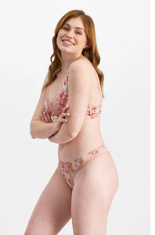 JW Paris G-String (Pink Floral)