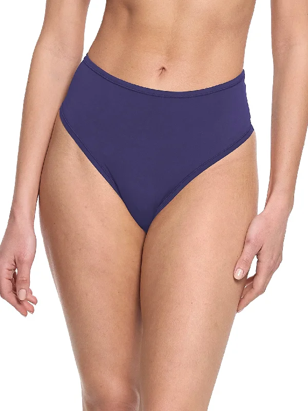 YourFit™ High Rise Thong Retrograde Purple