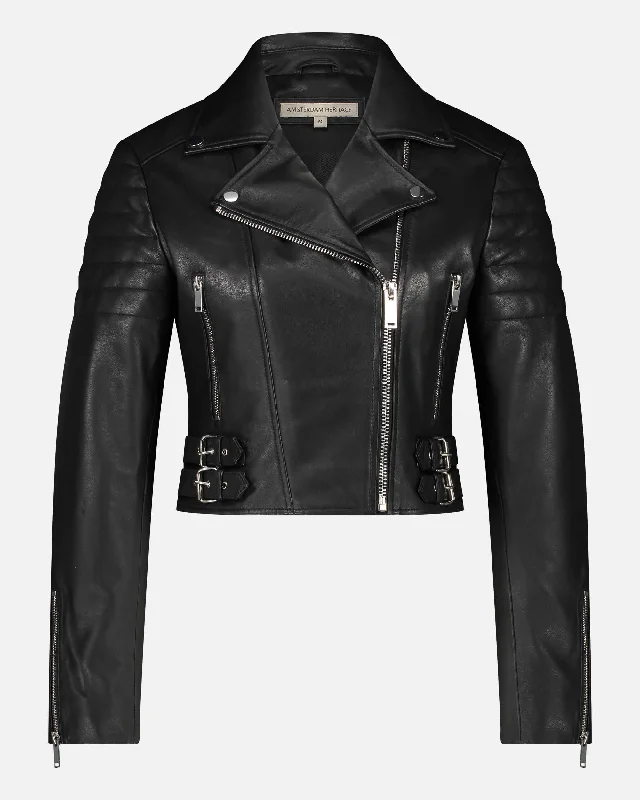 Cecilia | Leather Motorcycle Jacket