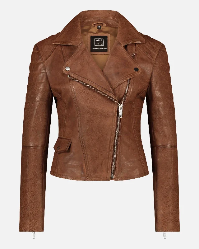 Munroe | Leather Biker Jacket