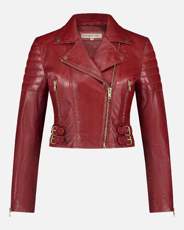 Eureka | Leather Biker Jacket