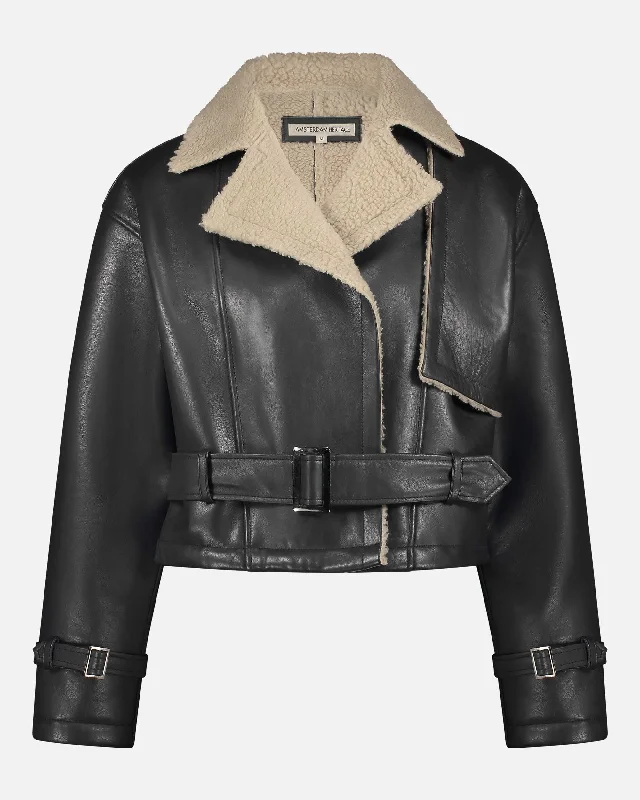 Alaska | Leather Bomber Jacket