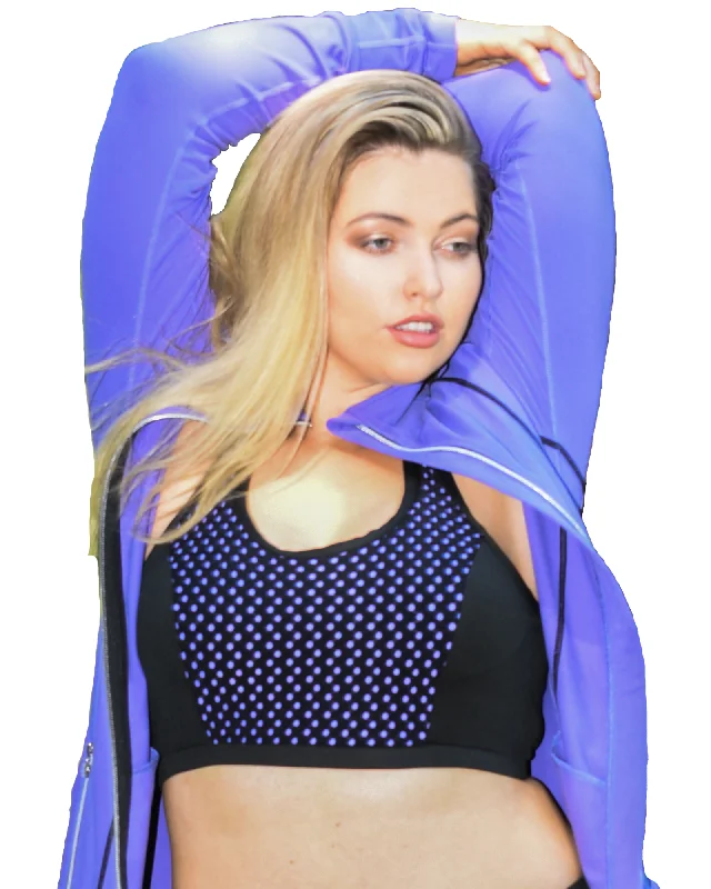 Purple Active RacerBack Crop Top 16