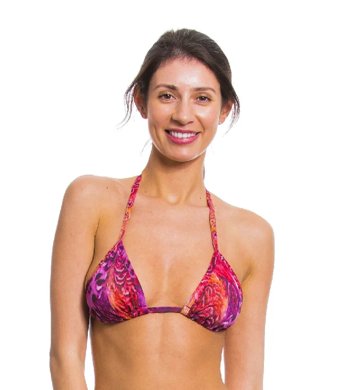 Purple Amalfi Tan Through Bikini Top