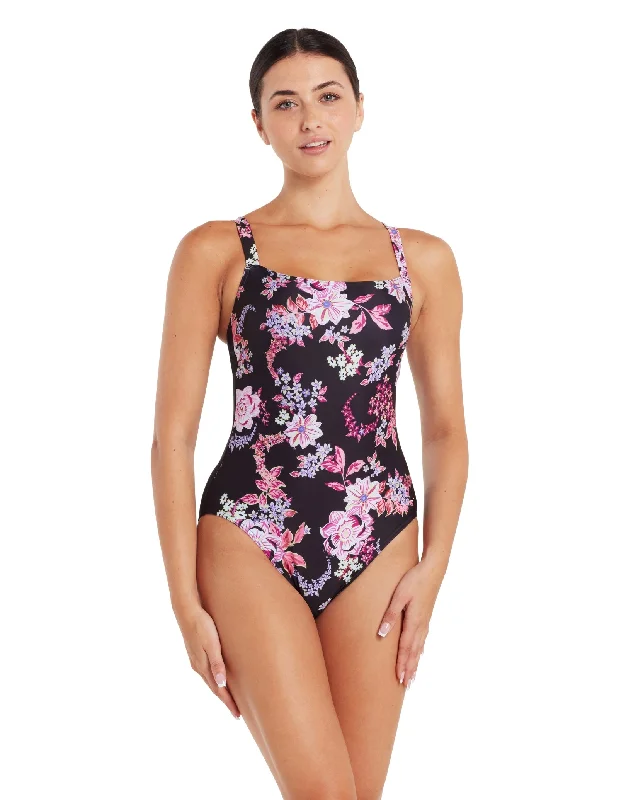 Artisan Adjustable Classicback Swimsuit - Black/Pink