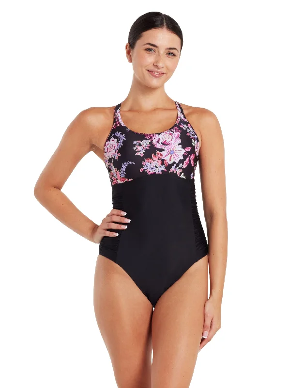 Artisan Multiway Swimsuit - Black/Pink